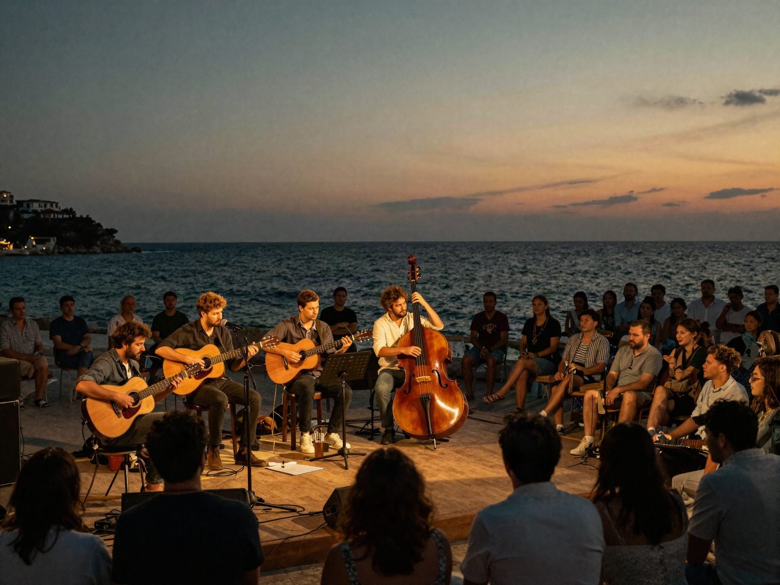 Havaneras junto al mar